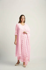 Mahjabeen Pink Kurta Set