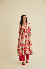 Muskaan Chanderi Anarkali Set