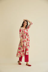 Muskaan Chanderi Anarkali Set