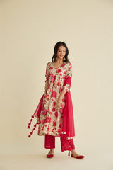 Muskaan Chanderi Anarkali Set