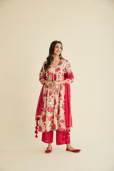 Muskaan Chanderi Anarkali Set