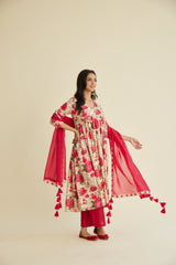 Muskaan Chanderi Anarkali Set