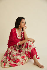 Muskaan Chanderi Anarkali Set