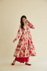 Khwaab Chanderi Anarkali Set