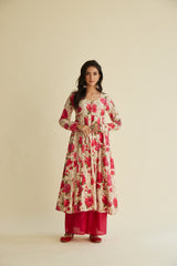 Khwaab Chanderi Anarkali Set