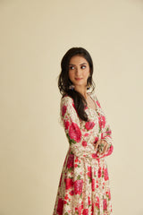 Khwaab Chanderi Anarkali Set