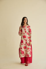 Roshan Chanderi Kurta Set