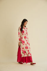 Roshan Chanderi Kurta Set