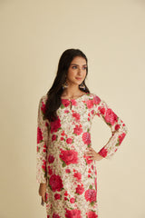 Roshan Chanderi Kurta Set