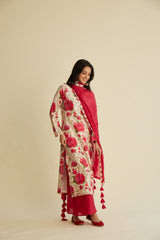 Roshan Chanderi Kurta Set