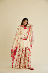 Shabnam Chanderi Garara Set