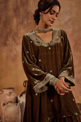 Razia Green Garara Set