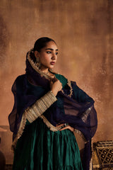 Sahiba Green Anarkali set