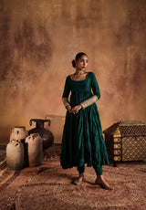 Sahiba Green Anarkali set
