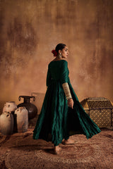 Sahiba Green Anarkali set