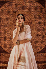 Sultana Pink Sleeveless Sharara Set