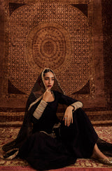 Sultana Black Sharara Set