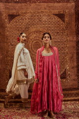 Tara Pink Anarkali Set