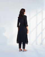 MAHJABEEN BLACK KURTA SET