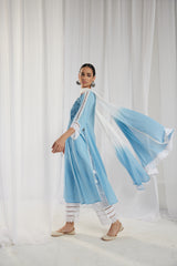 Iris Blue Dupatta