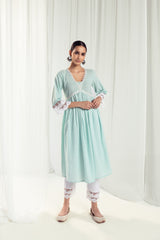 Aura Aqua Kurta