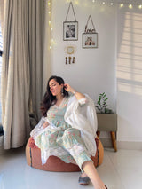 ZARRA PLEATED KURTA SET