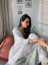 ZARRA PLEATED KURTA SET