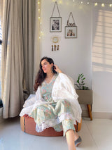 ZARRA PLEATED KURTA SET