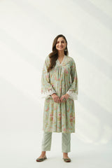 FIZA VELVET KURTA SET