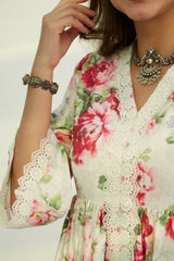 LEAH VELVET KURTA SET