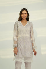 ISMAT VELVET KURTA SET