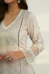 ISMAT VELVET KURTA SET