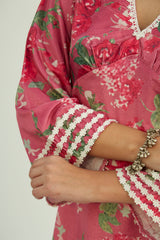 DANIA VELVET KURTA SET