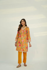 FAREEHA VELVET KURTA SET