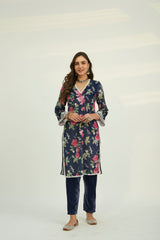 ADYA VELVET KURTA SET