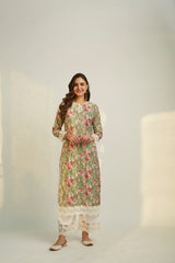 HAYAT VELVET KURTA SET