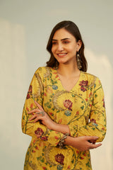 SEHRISH VELVET KURTA SET