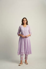 Mahjabeen Lilac Kurta
