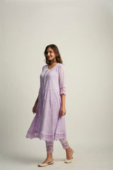 MAHJABEEN LILAC PANT