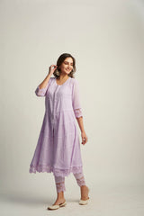 Mahjabeen Lilac Kurta