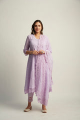 Mahjabeen Lilac Dupatta