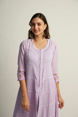 Mahjabeen Lilac Kurta Set