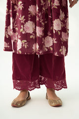 FARIA VELVET KURTA SET