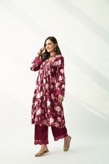 FARIA VELVET KURTA SET