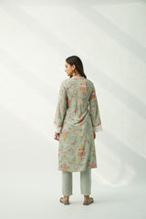 FIZA VELVET KURTA SET