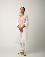 Keya Peach Kurta Set