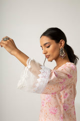 Keya Peach Kurta Set