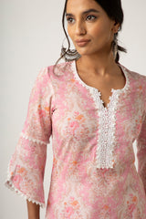 Eishal Pink Kurta Set