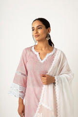 Azhra Pink Kurta Set
