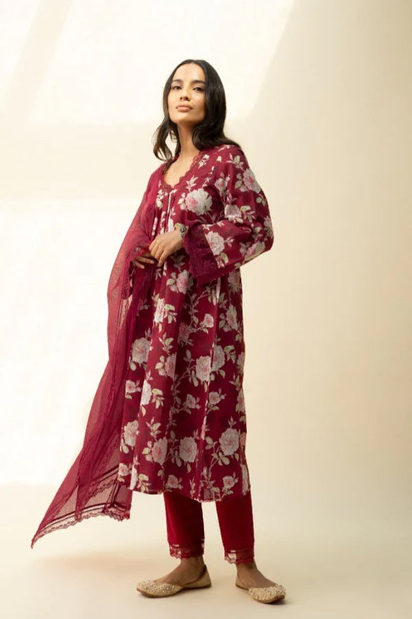 Rosé Baag Kurta Set